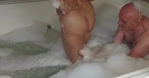 HOTTEST WET MASSAGE WITH ADAMANDEVE AND LUPO