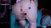 Pixelated BBW Showing Off Her Sexy Curves