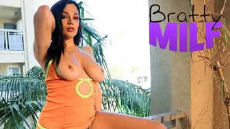 Stepmom Catches Step Son Jerking Off and Teases His Big Cock