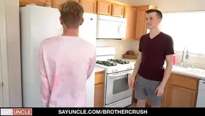 Stepbrothers Drop Controllers for Hot Gay Makeout Session – Steamy Kink Fuelled Encounter