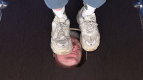 Floor-face trampling under dirty Balenciaga sneakers (part 10 of 10), flo610x 1080p