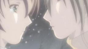 ”Erotic anime kissing foreplay”