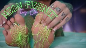 Fishnet Try On