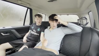 NEARLY CAUGHT LIVE! Lads on the road.