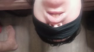 He filled her nose with cum. Cum flowed into nose