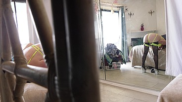 Stepmom finally lets her stepson get his cock out and fuck her