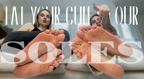 Bratty Sister soles make losers like you eat their cum :)