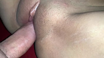 Fucking 18 year old Colombian girl while lying down - CREAMPIE