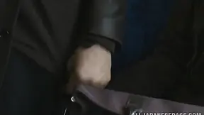 Sizzling Asian Babe With Bushy Pussy Getting Handjob On Public Transport