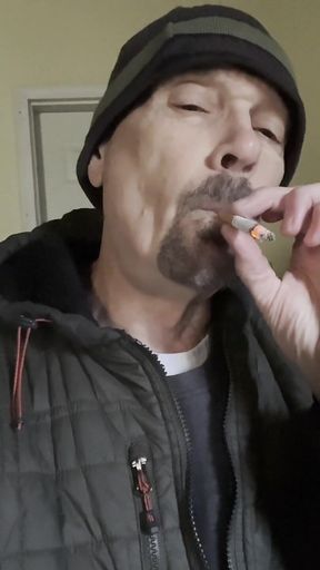 Stepdaddy Having a Smoke