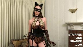 Sexy Catburglar Unmasked and Stripped! The Lady Ocelot is Revealed as Hazel Moore - 4K WMV