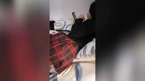 my step-cousin arrives from bogota and the first thing she comes to do is this