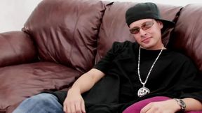 Rapper twink cum in face of brunette babe