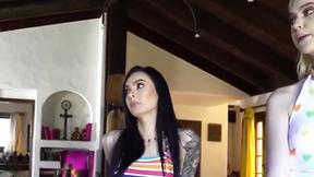 ”Marley Brinx & Chloe Cherry Love To Share A Huge Cock - LETSDOEIT”