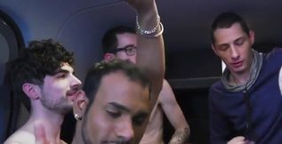 2731 This Si the Third Part of The Orgy with Fried Form Paris in The Public Bsu on The Road