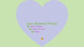 Mommy Makes you Suck on Her Swollen Boobies