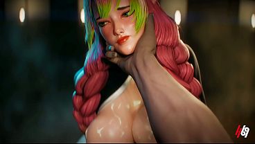 ARTISTA H:H69Verse MODELO:kanroji mitsuri animacionh