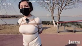 Chinese Bondage Outdoors