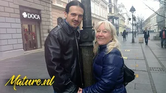 Blonde mature woman gets anal and pussy licked by her boyfriend