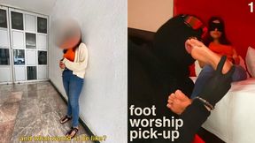 Waiting Friend Becomes My Personal Foot Slut - Sole Kissing & Licking Session! - Foot Worship Pick Up 1