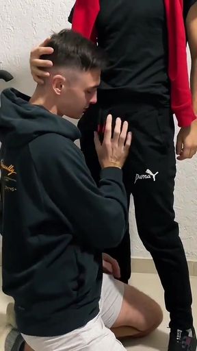 I satisfied my neighbor in the stairwell   Clip 1