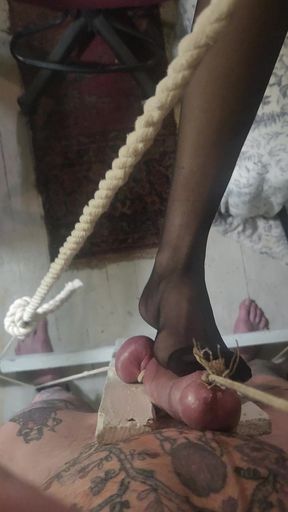 Goode Girl Unholy Crucifix Ballbusting Pt2