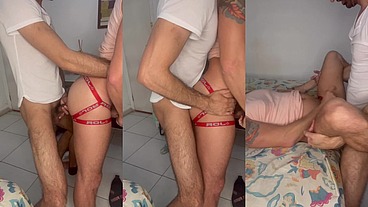 Rick paixão brincado com o amigo