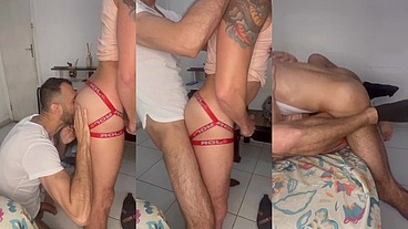 Rick paixão brincado com o amigo