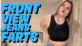 Front View Tight Jeans Farts