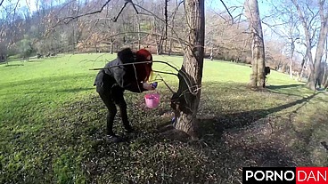 Prague Park Easter Orgy Sees Katy Rose’s Ginger Cunt Creampied!