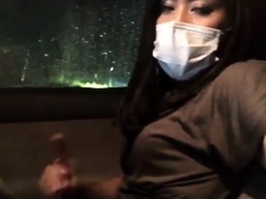 Asian CD faps in car