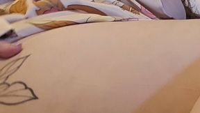 Convincing BBW Step mom into smelling her hairy pussy