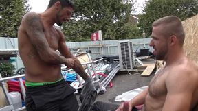 Latino Esteban Diaz fucked bareback by Hurricane