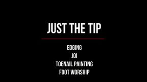 Just The Tip Edging Game Toenail Painting