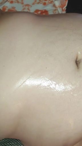 Unforgettable moment from &quot;He massaged my hot fat tits with oil&quot;