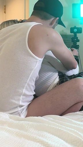 Kyle the Bad Boy Dominates Hot Blonde Trans Woman - Compilation 3