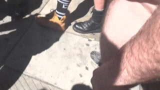 Hot public scene of twinks sucking dick fresh from ass