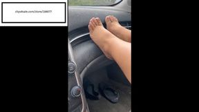 Delicious Crusty Athletes foot in car