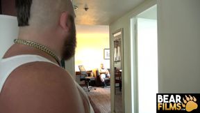 BEARFILMS Horny Bear Clause Nomi Hooks Up With Pup Crash