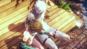 Zelda Yaoi Femboy - Link Handjob (uncensored)