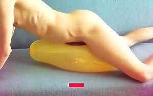 Twink Humps Yellow Balloon to Cum