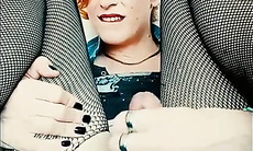 Cute Smoking Goth Trans Slut Jerk Off for You