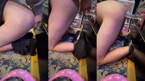 riding my suction dildo like a champ