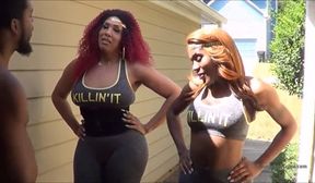 fat ass duo taking dick