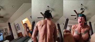 Miley and Clyde's POV: MILF gets creampied after a wild ride