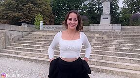 Nauka Historii Z Chuda, Piekna Polska Turystka W Szczecinie - Okazala Sie Byc Dobra W Ruchaniu