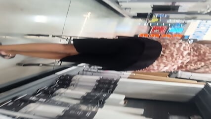 Granny candid ass