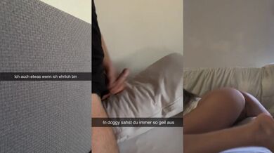 18 year old German Girl cheats on boyfriend with Best Friend Snapchat