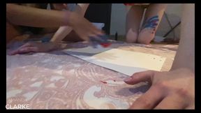 Backstage with Milka - We Drew with Butts!