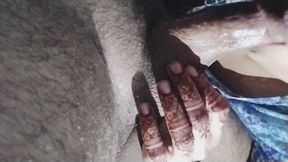 Sana Suck a Sameer cock in night